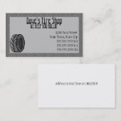 タイヤの店の名刺 名刺 (正面/裏面)