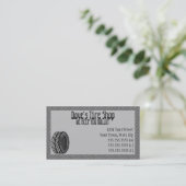 タイヤの店の名刺 名刺 (スタンド正面)