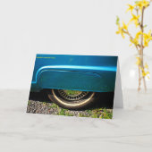 タイヤの挨拶状 カード (黄色い花)