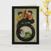 タイヤの振動カード カード (黄色い花)