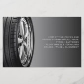 タイヤの自動修理 チラシ (裏面)