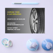 タイヤの自動修理 チラシ (シングル)