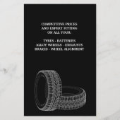 タイヤの自動修理 チラシ (裏面)