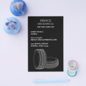 タイヤの自動修理 チラシ (シングル)