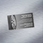 タイヤの自動修理 マグネット名刺 (インサイチュ)