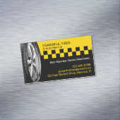 タイヤの自動修理 マグネット名刺 (インサイチュ)