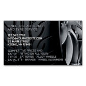 タイヤの自動修理 マグネット名刺 (正面)