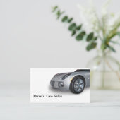 タイヤの販売 名刺 (スタンド正面)