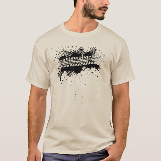 タイヤの跡 Tシャツ (正面)
