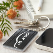 タイヤの踏面とのIS-250 キーホルダー (正面右)