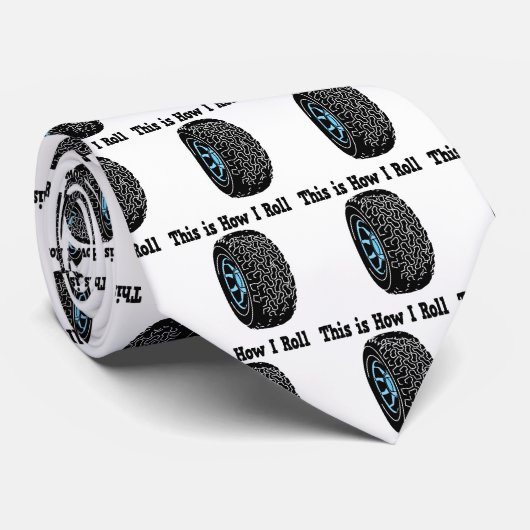 タイヤの転が使い方 ネクタイ (ロール)