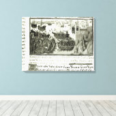 タイヤへの最初の攻撃 キャンバスプリント (インサイチュ (ウッドフロア))