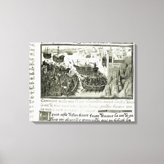 タイヤへの最初の攻撃 キャンバスプリント (正面)