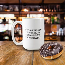 タイヤもしのマグがある コーヒーマグカップ