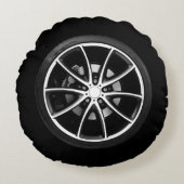 タイヤサークル ラウンドクッション (正面)