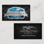 タイヤショップのスローガン名刺 名刺 (正面/裏面)