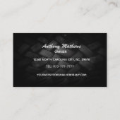 タイヤショップのスローガン名刺 名刺 (裏面)