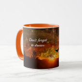 タイヤスイングコーヒーマグの子供 マグカップ (正面左)