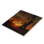 タイヤスイングセラミックタイルにおける子 タイル (側面)