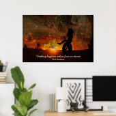 タイヤスイングポスタープリント ポスター (ホームオフィス)