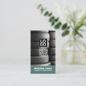 タイヤスタックデザイン、タイヤ/タイヤ専門家 名刺 (スタンド正面)