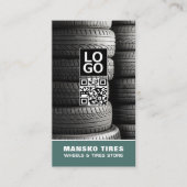 タイヤスタックデザイン、タイヤ/タイヤ専門家 名刺 (正面)