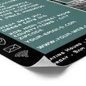 タイヤスタックデザイン、タイヤ/タイヤ専門店 ポスター (角)