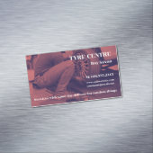 タイヤストアサービス |自動車パーツ マグネット名刺 (インサイチュ)