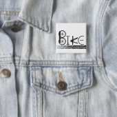 タイヤトラック付きバイクパーツからの落書き 缶バッジ (インサイチュ)