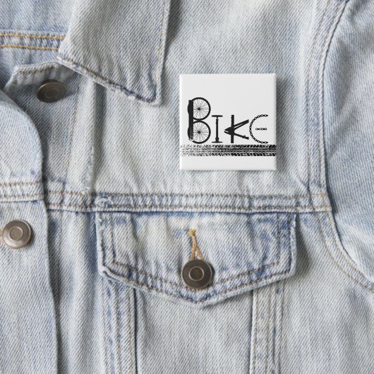 タイヤトラック付きバイクパーツからの落書き 缶バッジ (インサイチュ)