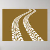 タイヤトラック ポスター (正面)