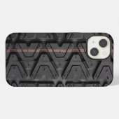 タイヤトレッドの電話ケース iPhoneケース (裏面横)