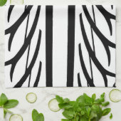 タイヤトレッドテクスチャ抽象芸術パターン キッチンタオル (折り畳み)