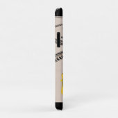 タイヤトレッドマーク付きレースカーパーソナライズされた Case-Mate iPhoneケース (裏面/右)