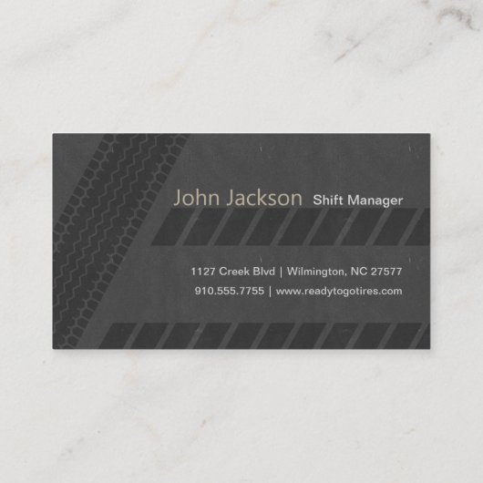 タイヤプリント 名刺 (裏面)