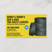 タイヤモダンサービスのカスタマイズ可能な名刺 名刺 (正面)