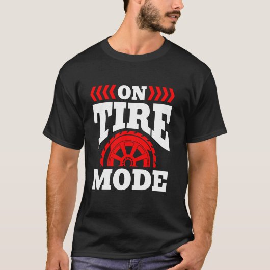 タイヤモードのタイヤガイ Tシャツ (正面)