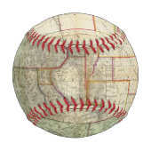 タイヤーのコロラド州の新地図 野球ボール (裏面)