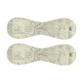 タイヤーのデンバー・コロラドの地図 野球ボール (パネル)