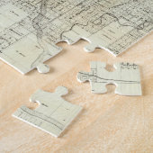 タイヤーズコロラド州デンバーの地図 ジグソーパズル (側面)