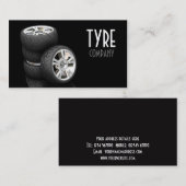 タイヤ会社の名刺 名刺 (正面/裏面)