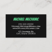 タイヤ写真用名刺 名刺 (裏面)