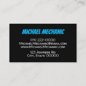 タイヤ写真用名刺 名刺 (裏面)