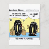 タイヤ国内問題おもしろいギフトTee収集品 ポストカード (正面)