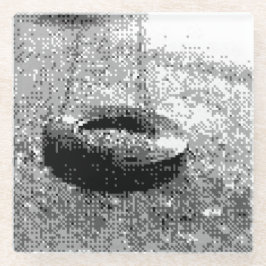 タイヤ振動 ガラスコースター