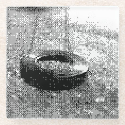 タイヤ振動 ガラスコースター (正面)