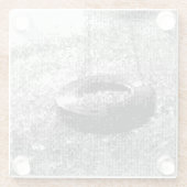 タイヤ振動 ガラスコースター (裏面)