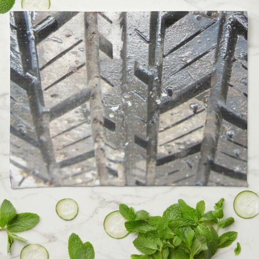 タイヤ キッチンタオル (折り畳み)