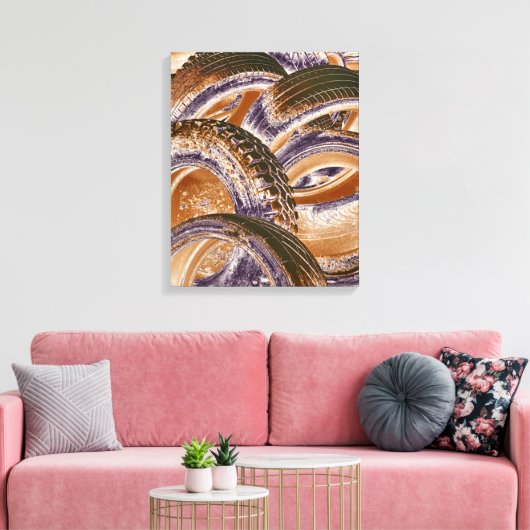 タイヤ キャンバスプリント (インサイチュ (リビング))