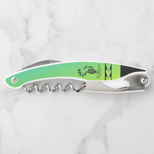 タイヤ・ブーションのモチーフ。 ソムリエナイフ (裏面)